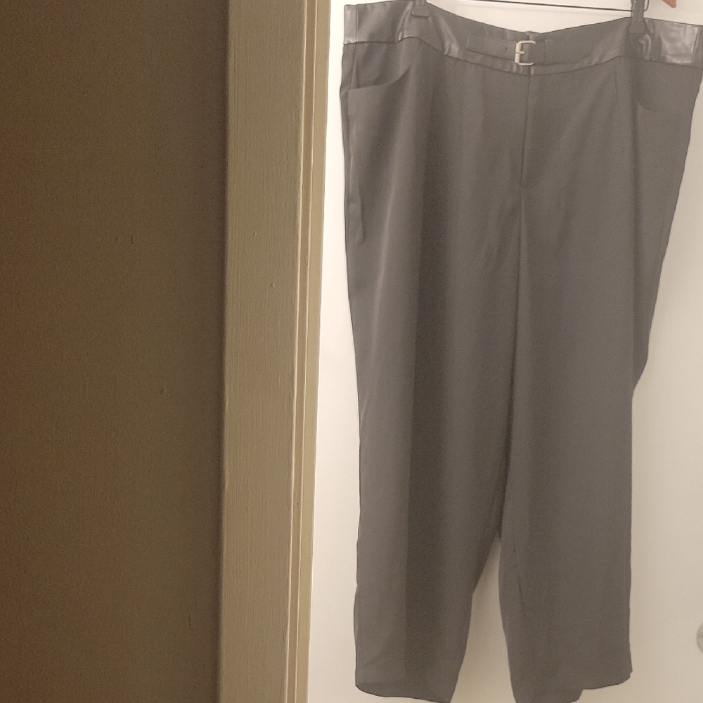 BloomChic Black Belted Pants